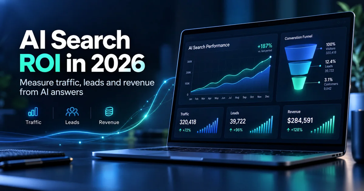 AI Search ROI in 2026: How to Measure Traffic, Leads and Revenue from AI Answers