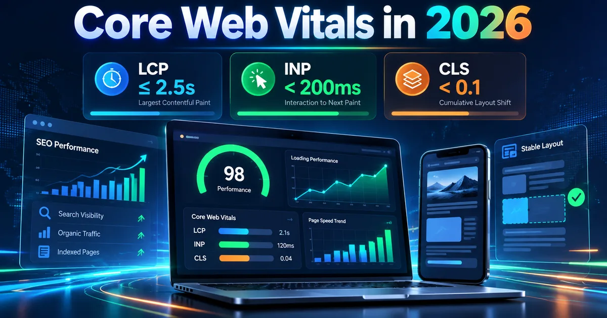 Core Web Vitals in 2026: A Practical SEO and Conversion Optimization Guide
