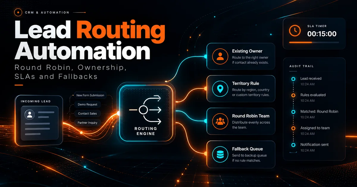 Lead Routing Automation: Round Robin, Ownership, SLAs and Fallbacks