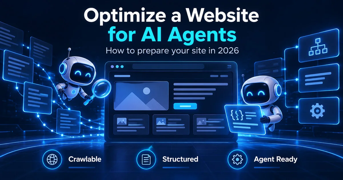 How to Optimize a Website for AI Agents in 2026