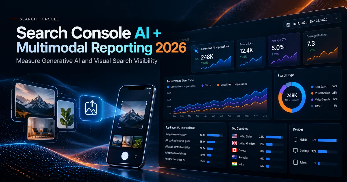 Google Search Console for AI Search in 2026: Generative AI and Multimodal Reporting